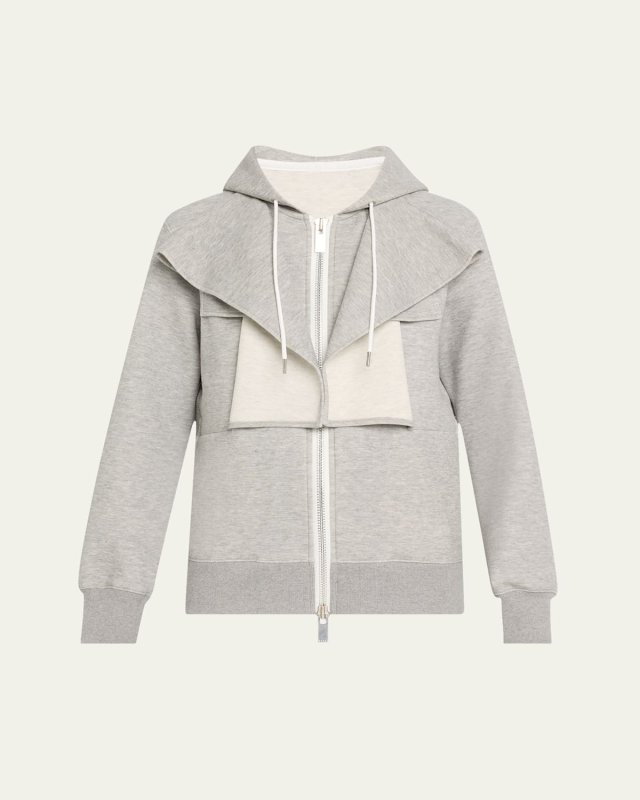 Draped Sponge Sweat Hoodie